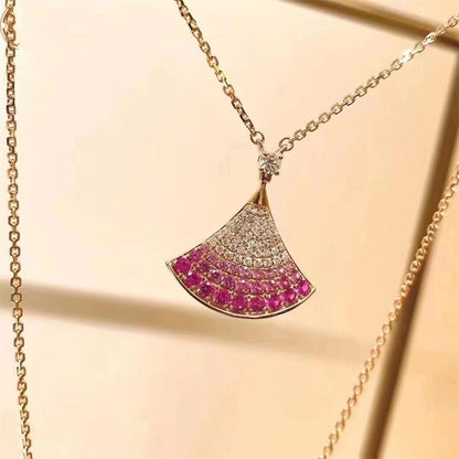 [Grace Jewelry]DREAM NECKLACE PINK GOLD PINK DIAMOND