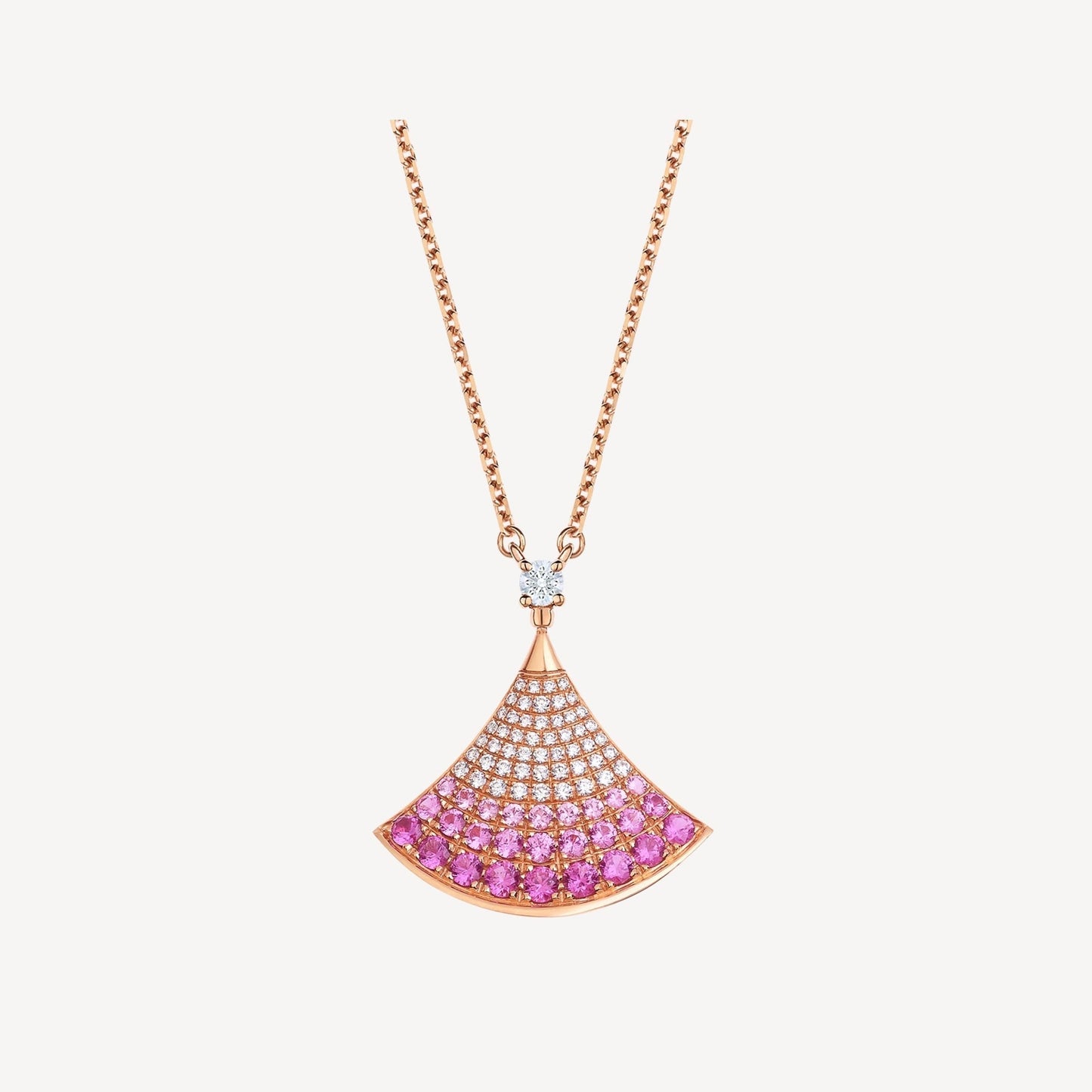 [Grace Jewelry]DREAM NECKLACE PINK GOLD PINK DIAMOND