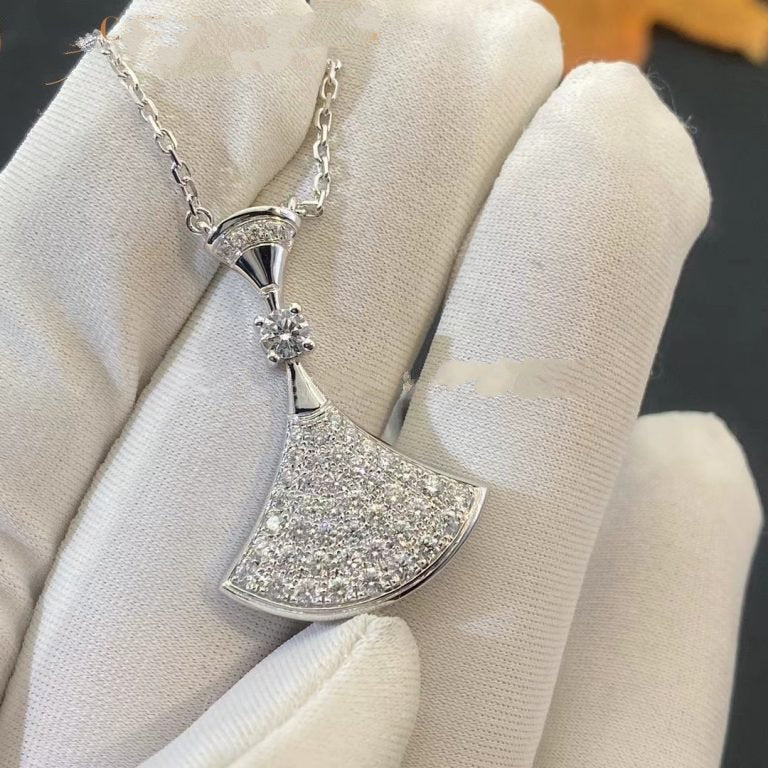 [Grace Jewelry]DREAM NECKLACE SILVER FULL DIAMOND