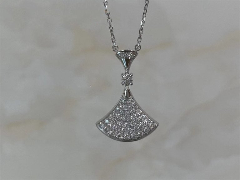 [Grace Jewelry]DREAM NECKLACE SILVER FULL DIAMOND