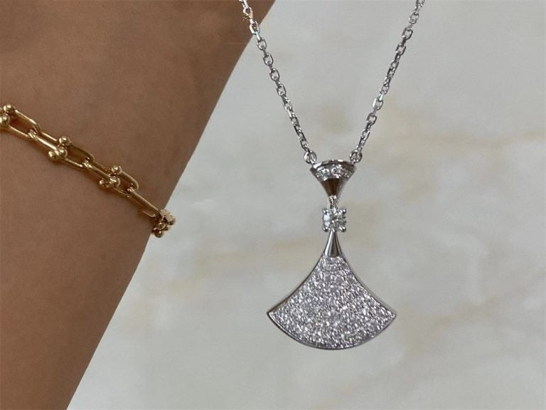 [Grace Jewelry]DREAM NECKLACE SILVER FULL DIAMOND