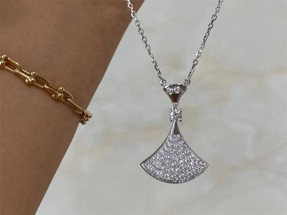 [Grace Jewelry]DREAM NECKLACE SILVER FULL DIAMOND