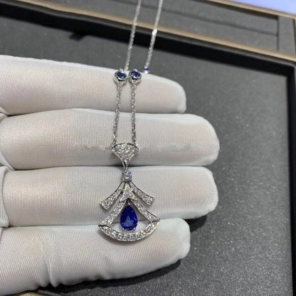 [Grace Jewelry]DREAM NECKLACE AGATE DIAMOND SILVER