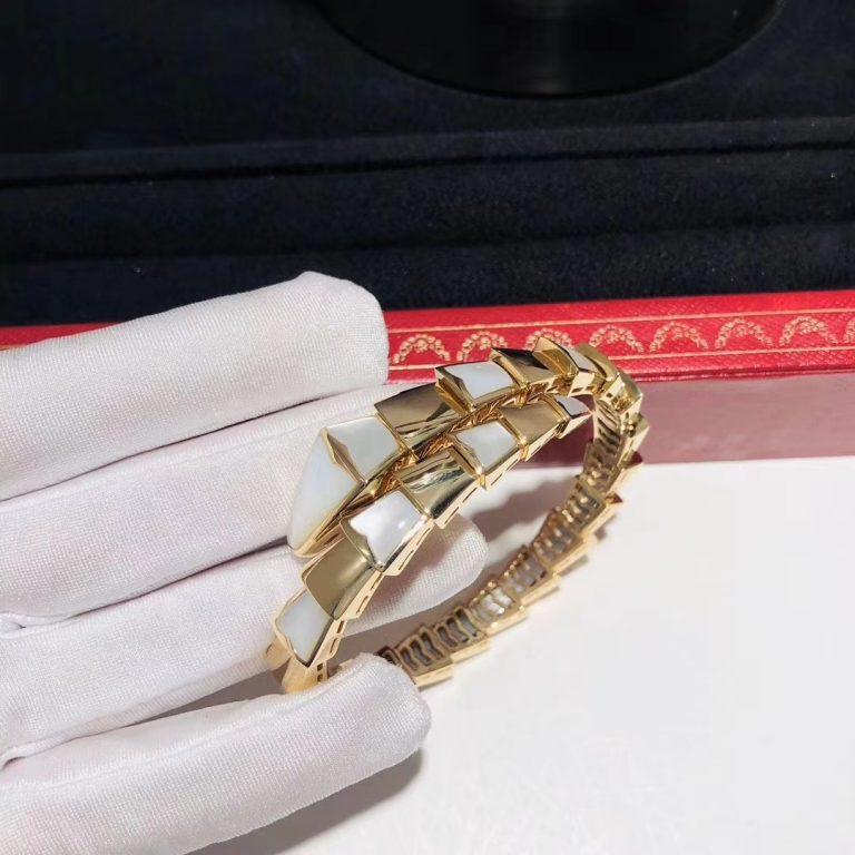 [Grace Jewelry]SERPENTI BRACELET MOP GOLD