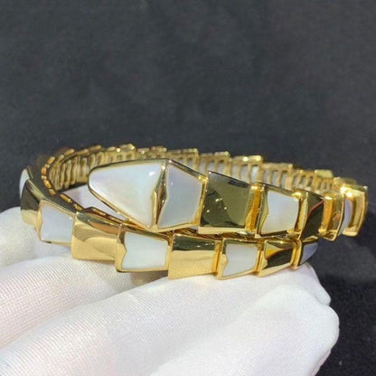 [Grace Jewelry]SERPENTI BRACELET MOP GOLD