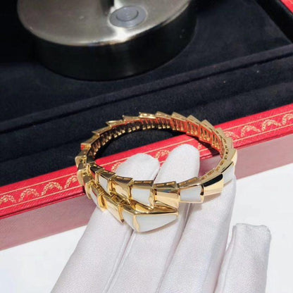 [Grace Jewelry]SERPENTI BRACELET MOP GOLD