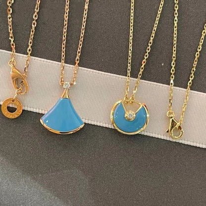 [Grace Jewelry]AMULETTE GOLD TURQUOISE NECKLACE