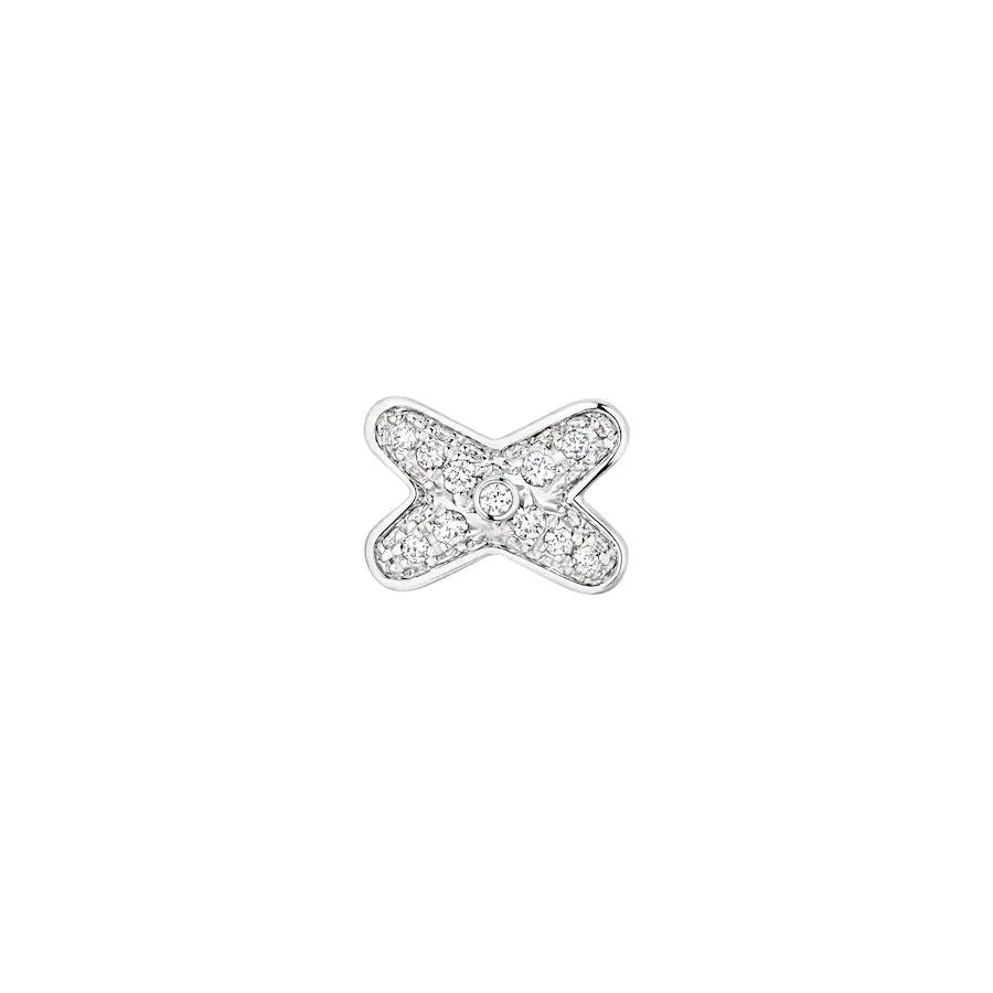 [Grace Jewelry]JEUX DE SILVER DIAMOND EARRINGS