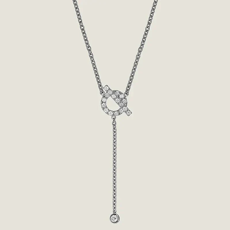 [Grace Jewelry]FINESSE SILVER DIAMOND NECKLACE