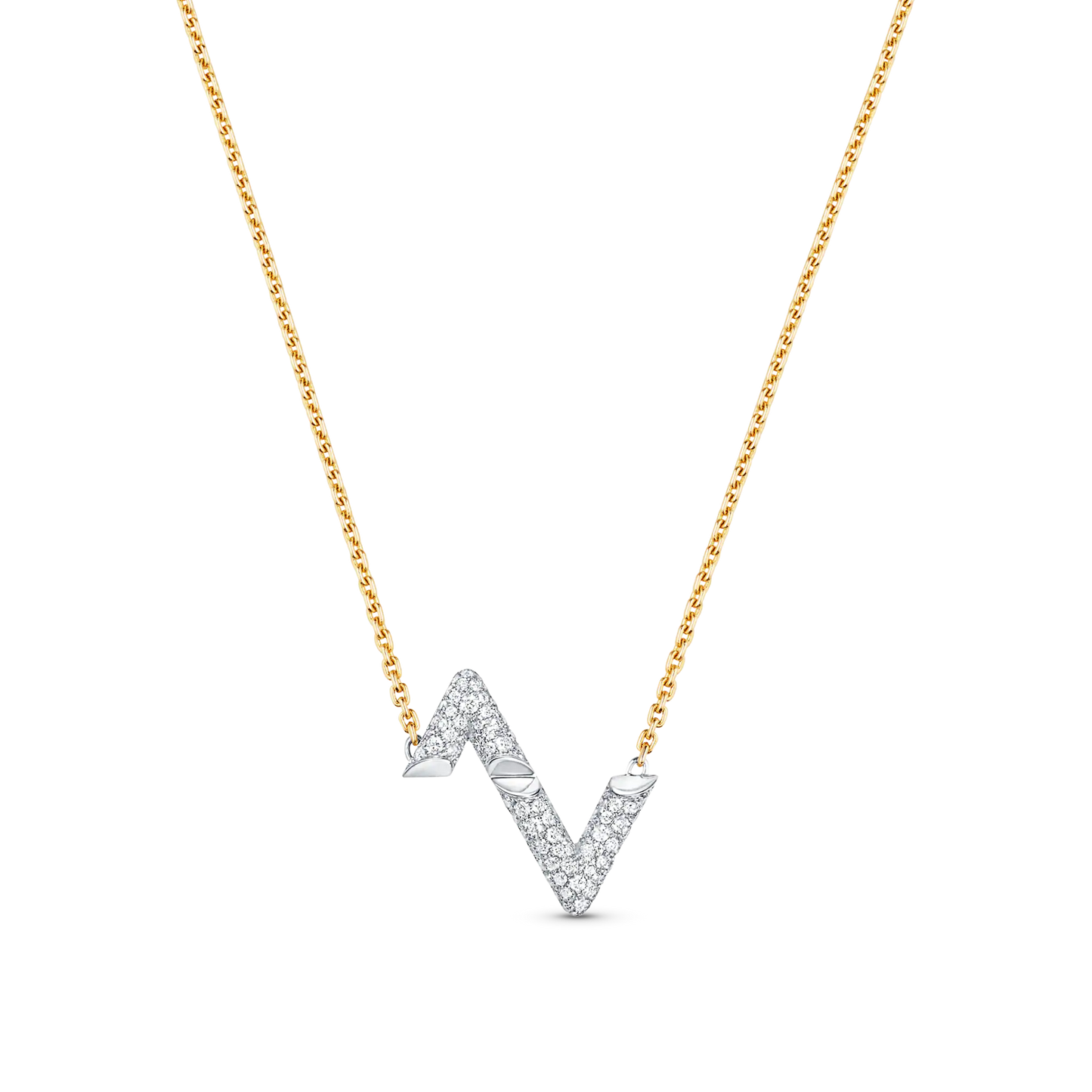 [Grace Jewelry]VOLT SILVER DIAMOND PEDANT NECKLACE