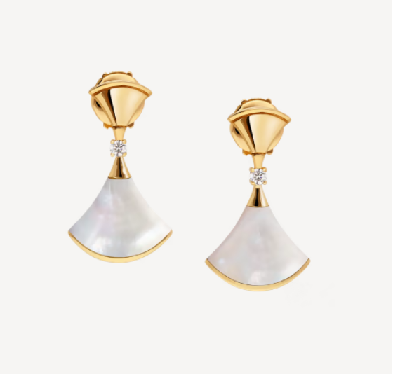 [Grace Jewelry]DREAM MOP 1 DIAMOND EARRINGS