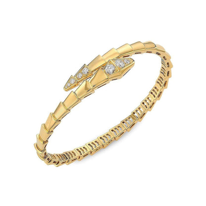 [Grace Jewelry]SERPENTI BRACELET DIAMONDS PINK GOLD