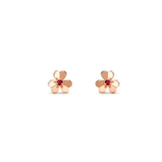 [Grace Jewelry]FRIVOLE  FLOWER PINK EARRINGS