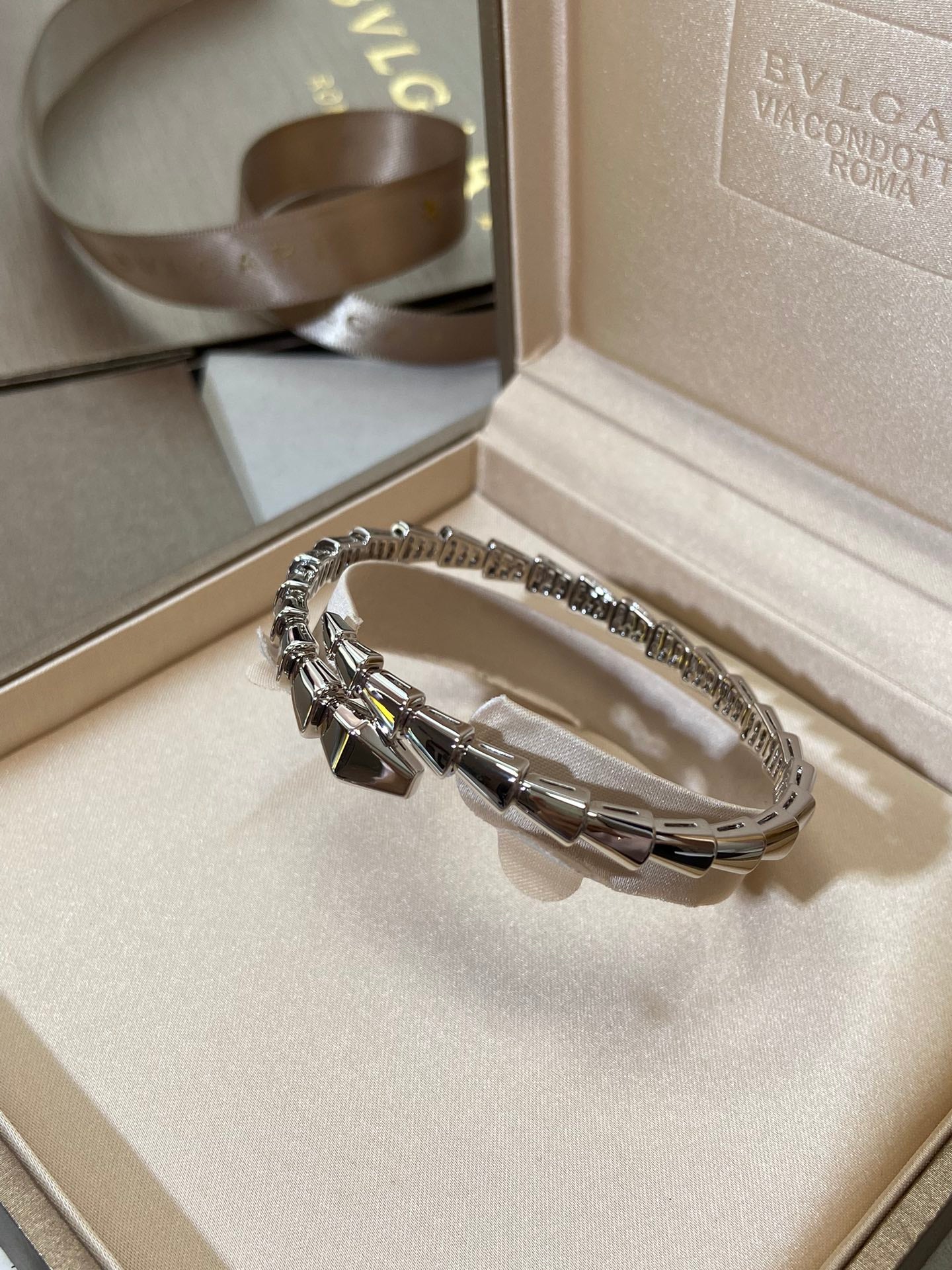 [Grace Jewelry]SERPENTI VIPER SILVER BRACELET