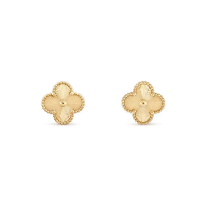 [Grace Jewelry]CLOVER MEDIUM 1 MOTIFS LASER EARRINGS