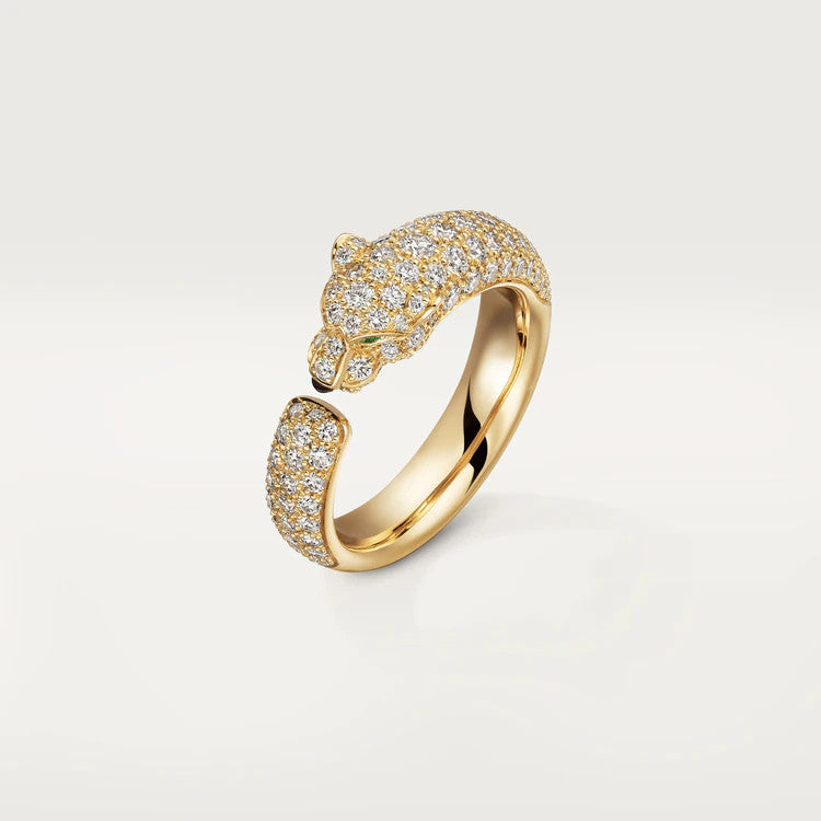 [Grace Jewelry]PANTHERE PINK GOLD DIAMOND RING